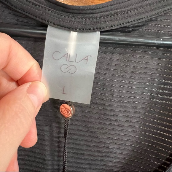 Calia Women's Scoop Black Sleeveless Tank large - Picture 5 of 8